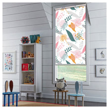 Load image into Gallery viewer, Flora Flower Botanical Print Window Roller Shade
