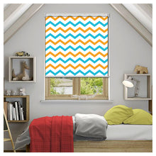 Load image into Gallery viewer, Colorful Zig Zag Print Window Roller Shade
