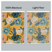 Load image into Gallery viewer, Flora Flower Botanical Print Window Roller Shade
