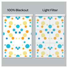 Load image into Gallery viewer, Colorful Polka Dot Window Roller Shade
