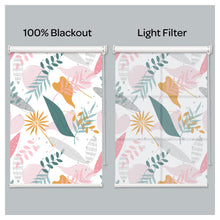 Load image into Gallery viewer, Flora Flower Botanical Print Window Roller Shade
