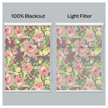 Load image into Gallery viewer, Mid Century Botanical Flower Garden Print Window Roller Shade
