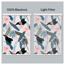 Load image into Gallery viewer, Flora Flower Botanical Print Window Roller Shade
