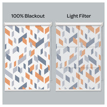 Load image into Gallery viewer, Contemporary Geometric Pattern Print Window Roller Shade
