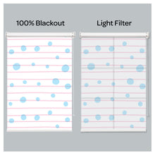 Load image into Gallery viewer, Pastel Bubble Nursery Theme Window Roller Shade
