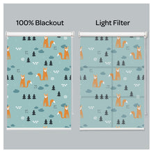 Load image into Gallery viewer, Little Fox Print Nursery Theme Window Roller Shade
