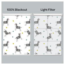 Load image into Gallery viewer, Minimalist Zebra Art Nursery Kid Room Window Roller Shade
