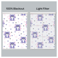 Load image into Gallery viewer, Cute Kitten Cartoon Pattern Print Theme Window Roller Shade
