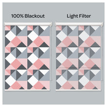 Load image into Gallery viewer, Mid Century Geometric Pattern Print Window Roller Shade
