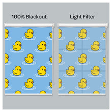 Load image into Gallery viewer, Yellow Duckies Nursery Kid Room Window Roller Shade
