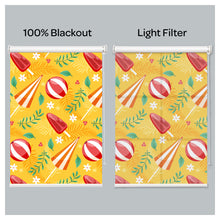 Load image into Gallery viewer, Summer Vibes Beach Ball Popsicle Yellow Window Roller Shade
