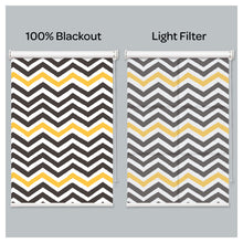 Load image into Gallery viewer, Colorful Zig Zag Print Window Roller Shade
