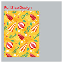 Load image into Gallery viewer, Summer Vibes Beach Ball Popsicle Yellow Window Roller Shade

