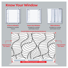 Load image into Gallery viewer, Abstract Contemporary Seamless Line Print Window Roller Shade
