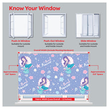 Load image into Gallery viewer, Mermaid The Pearl Princess Window Roller Shade
